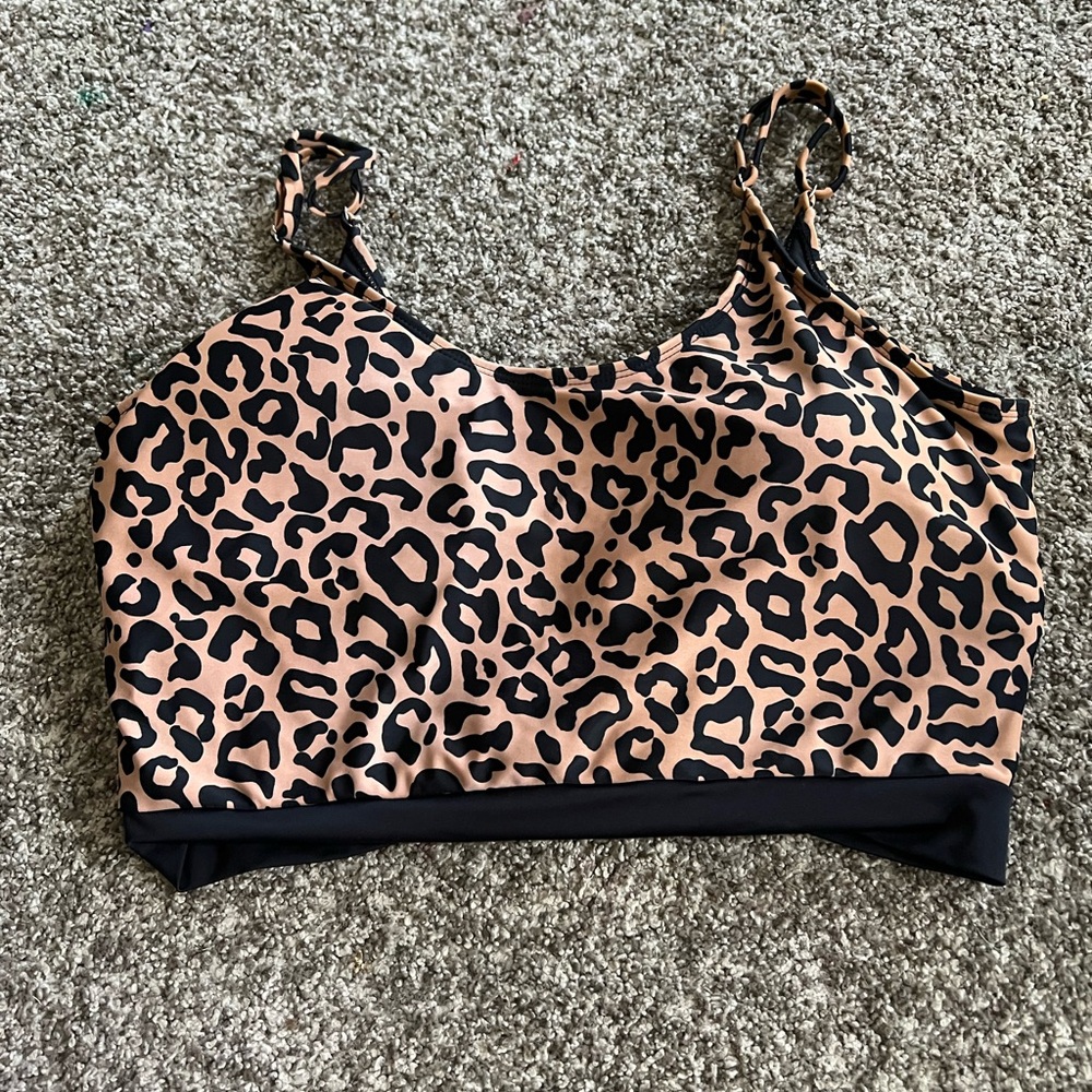 Coral reef swim lounger top